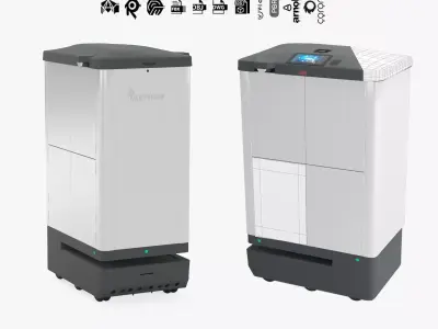 Aethon mobile delivery robots 3D model