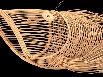 fishing Free 3D model
