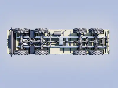 MAN KAT1 8x8 Military Truck 3D model