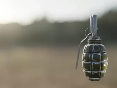 Grenade  Low-poly 3D model