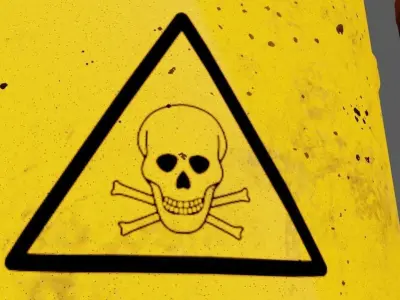 Metal Barrel Low-poly 3D model purchase