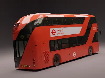 London Bus - New Routemaster 3D model
