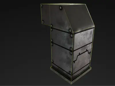 Vent Prop Low-poly 3D model