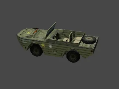 GPA Amphi Jeep 3D model