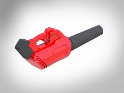 Air Blower Low-poly 3D model