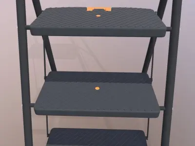 Ladder 3D model get