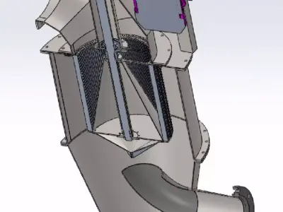 0-500 MICRONIZED DYNAMIC SEPARATOR 3D model
