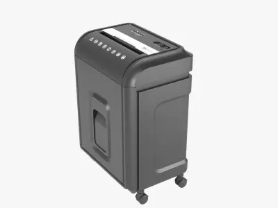 Shredder Low-poly 3D model