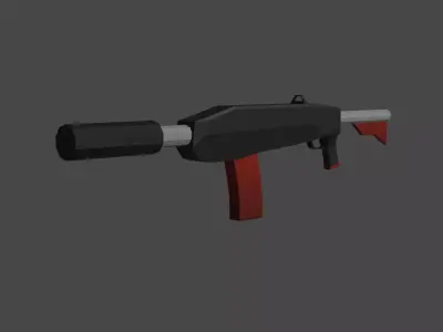 ShotGun gun Free low-poly 3D model
