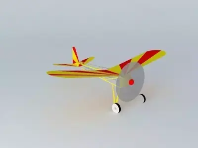 model aeroplane toy airplane Free 3D model