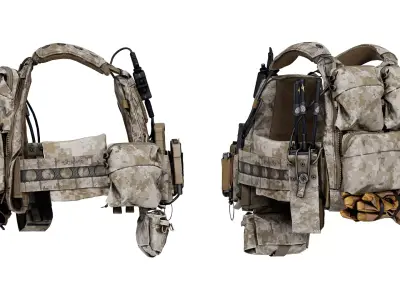 FREE FERRO CONCEPTS SIDE PLATE POCKETS Free low-poly 3D model