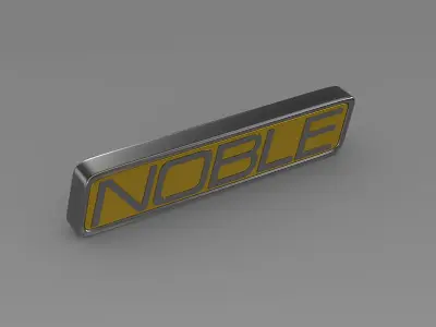 Noble Logo 3D model