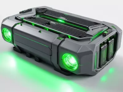 SciFi Industrial Tech Crate 3D model