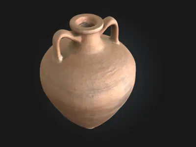 Ancient Amphora  Timeless Ceramic Relic 3D model