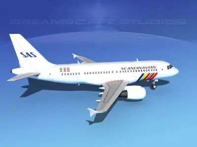 Airbus A319 SAS 3D model