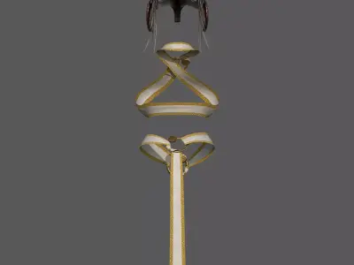 Bird Armor Woman Ancient suit Low-poly 3D model