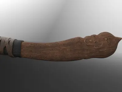 Leviathan Axe from God of War 3D model