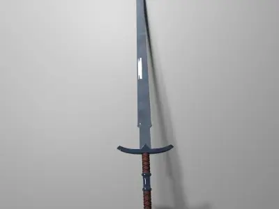 Sword lord of rings Free low-poly 3D model
