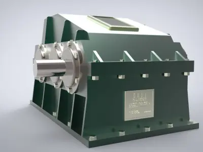 Gear Box Free 3D model