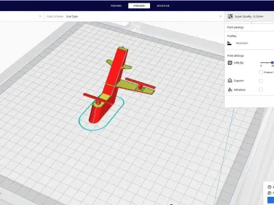 Radar Navigation mast 3D print model
