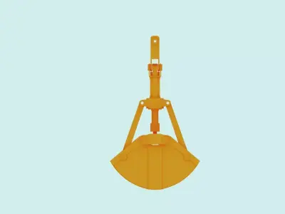 CLAMSHELL BUCKET  3D model