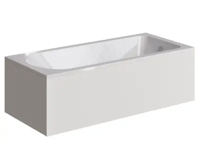 Acrylic bathtub C-Bath Geba 3D model