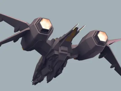 Space Fighter MK 1 3D model