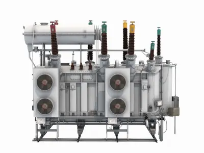  Main Transformer Of Power Station 2 3D model