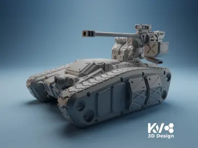 KV-Tank Drone-001 3D print model
