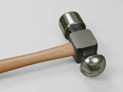 Cylinder Head Ball-Peen Hammer 3D model
