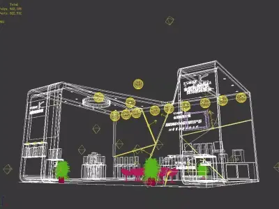 Exhibition - Area - 7X9-3DMAX2009-034 3D model