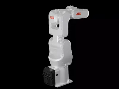ABB IRB 1100 Industrial Robotic Arm 3D Model High Detail 3D model