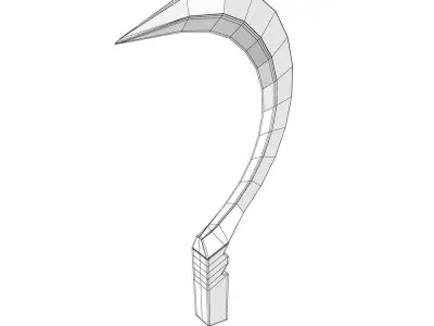 Garden sickle 3d model   3D model