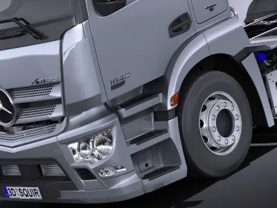 Mercedes Antos Double wheels 2016 3D model