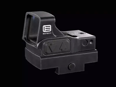 EOTECH EFLX  Red Dot Sight Low-poly 3D model