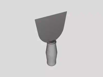 Scraper Tool - Geometry Only No Textures No Materials 3D model