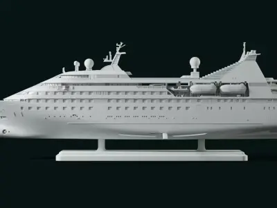 3D Printable Scale Model of Seabourn Legend 3D print model