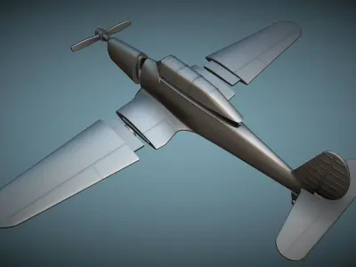 Arado Ar-96 - 3D Printable Model 3D print model