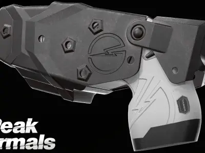 Taser Axon X26P - Blade Tech Holster Low-poly 3D model