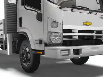 Chevrolet W3500 Rigid body truck 2021 3D model