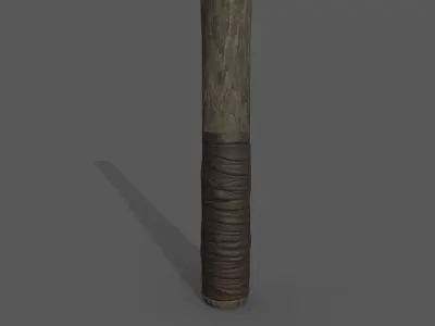 Thief club - Blackjack  Low-poly 3D model