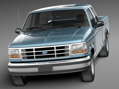 Ford F-150 Super Cab 1992-1996 3D model