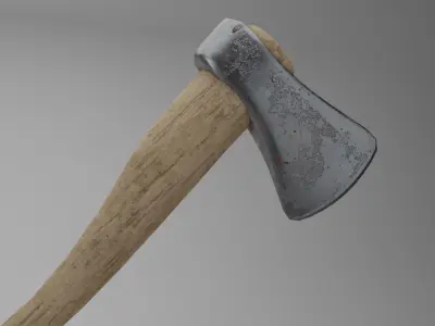 Lumberjack Axe Low-poly Low-poly 3D model