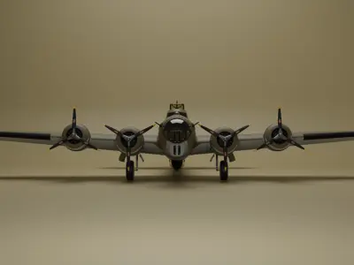 Boeing B-17 Flying Fortress 3D model get