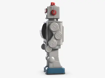 Vintage Robot Toy 1 3D model