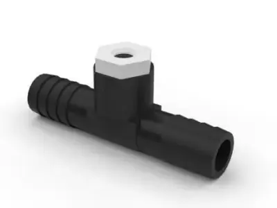 T-Pipe plastic connector Free 3D model