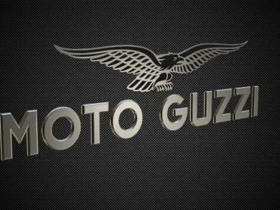 moto guzzi logo 3D model