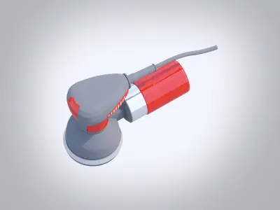 Orbital Sander Low-poly 3D model