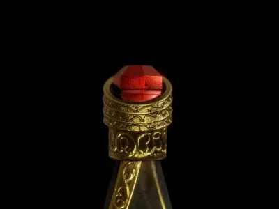 Dagger of Time Prince of Persia Custom 3D Model 3D model