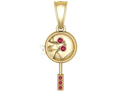Fish Key Pendant Free 3D print model